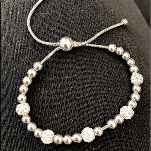 Beautiful Gunmetal Silver Bracelet